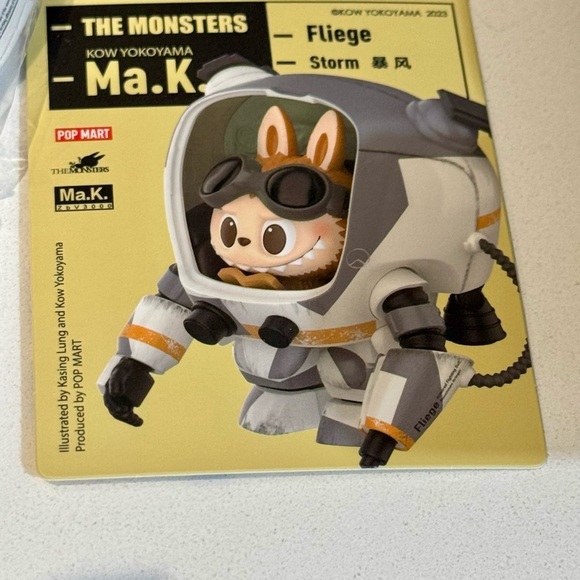 Labubu The Monsters x Kow Yokoyama Ma.k. Series Storm figure. - Picture 3 of 3
